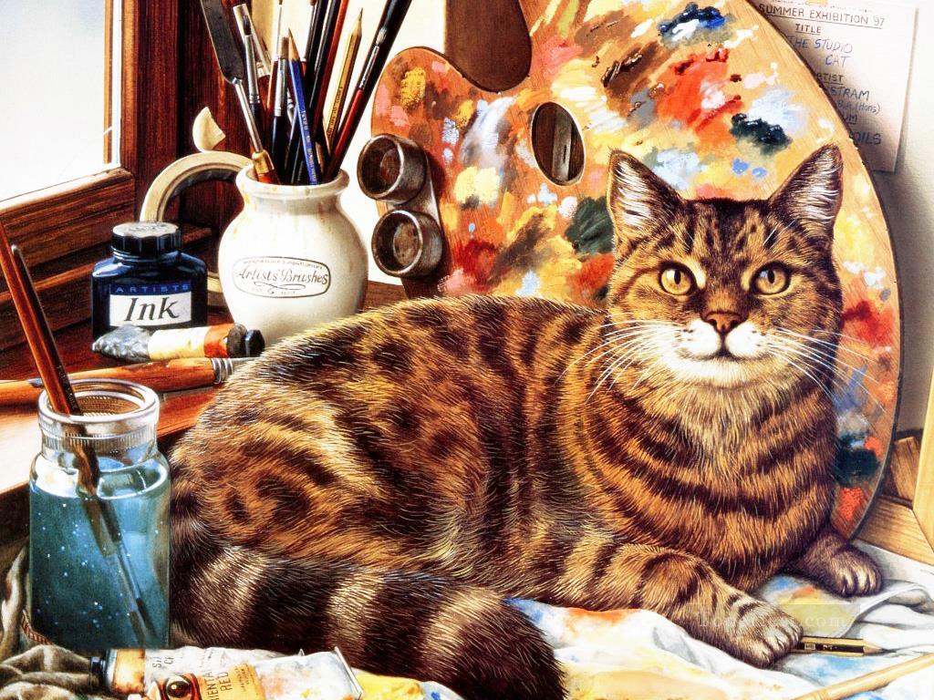 GT 023 kitten Oil Paintings